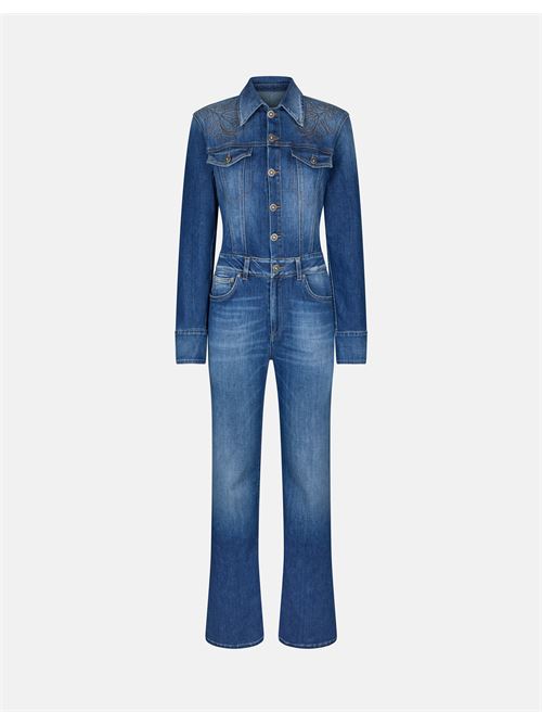 DENIM STRETCH JUMPSUIT DONDUP | DA472.DS0345D.LG6800 BLU
